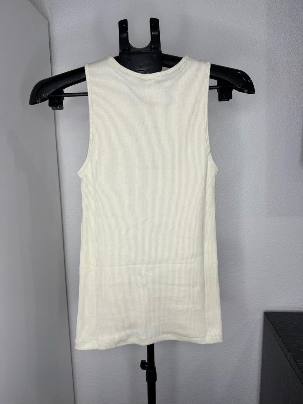 SKIMS Women's Ribbed Tank Top - Cream - Picture 4 of 4